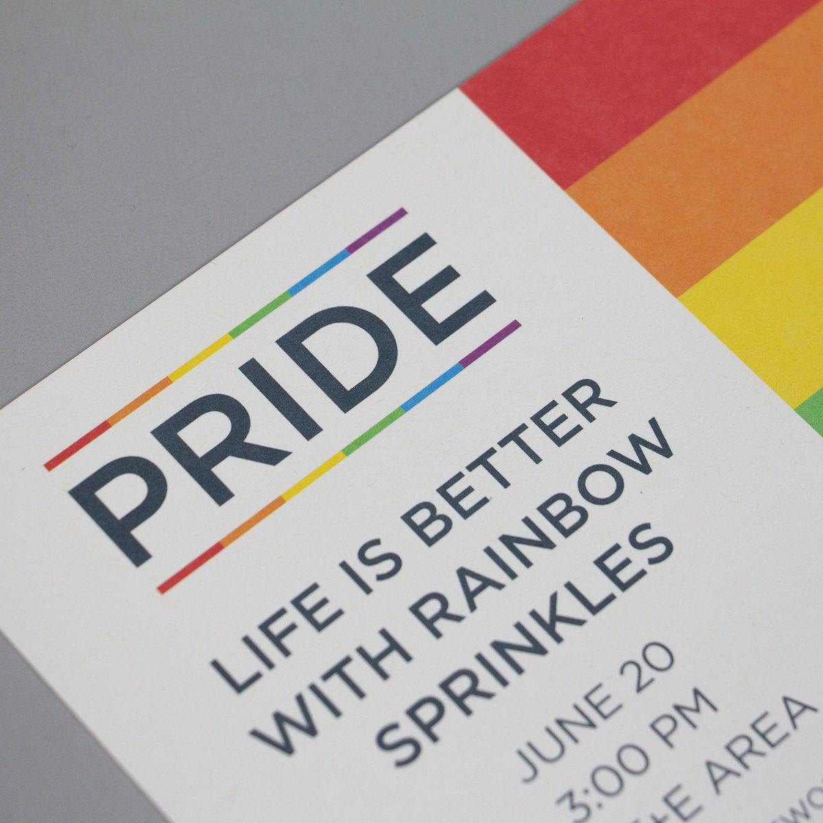 PRIDE postcard